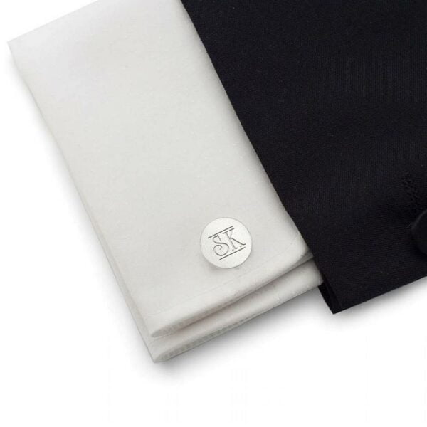 Personalised Silver Cufflinks Zana Design
