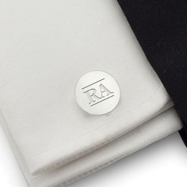 Personalised Silver Cufflinks Zana Design