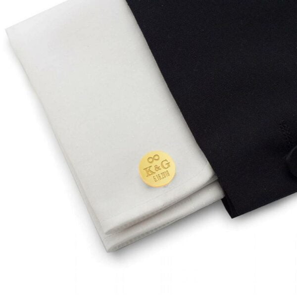 Personalised Cufflinks For Groom From Bride Zana Design
