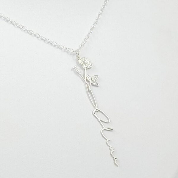 Birth Flower Necklace For Women Zana Design